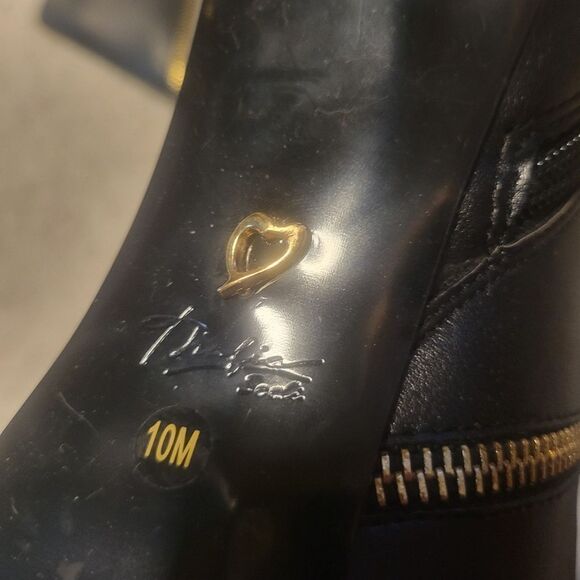 Thalia Sodi Zipper Stiletto Heel Boots - Picture 10 of 16